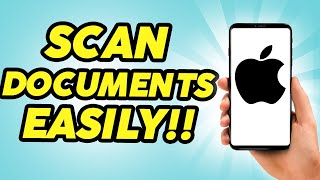 How to Scan Documents with iPhone Camera  2024 [upl. by Mcgray]