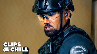 Cartel Member Shoots Deacon  SWAT Shemar Moore Jay Harrington [upl. by Asserrac]