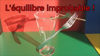 Expérience scientifique simple  Fourchettes en équilibre improbable [upl. by Riada741]