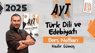 54 AYT Edebiyat  Cumhuriyet Dönemi Türk Şiiri 3  Kadir GÜMÜŞ  2025 [upl. by Retrak515]