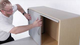 Installing a Single Horizontal Tambour Door With Spiral Track [upl. by Gairc]