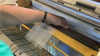 Knitmaster Weavemaster Loom Attachment [upl. by Franciscka]