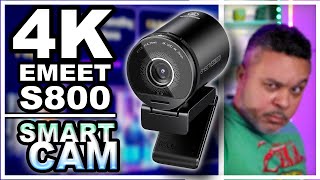 Best Pro Webcam  4K EMEET S800 SmartCam  Full Review [upl. by Samira626]