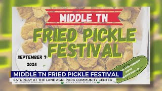 Middle TN Fried Pickle Festival takes place Sept 7 [upl. by Davena288]