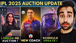 IPL 2025 BREAKING Mega Auction in LONDON 😲 Schedule Update  RETAINED Players List in November [upl. by Naruq]