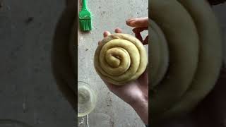 HUGE EPIC Cinnamon Roll Recipe single serving [upl. by Itirp]