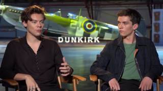 Harry Styles and Fionn Whitehead talking about Dunkirk Starhub [upl. by Kubiak]