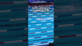 Katie Ledecky in a LEAGUE OF HER OWN 😱🏊🏼‍♀️👑 [upl. by Mosra]