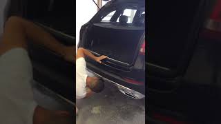 video attelage rotule automatique pour Mercedes GLC ouverture hayon mouvement de pied [upl. by Rojam]