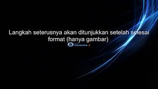 Cara untuk Format Windows 7 Malay Version [upl. by Codel]