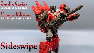 Chucks Reviews Transformers Studio Series Gamer Edition Sideswipe [upl. by Rushing]