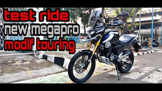 MEGAPRO MODIF BMW GS1000 TEST RIDE  MODIFIKASI NEW MEGAPRO LOW BUDGED [upl. by Joliet881]