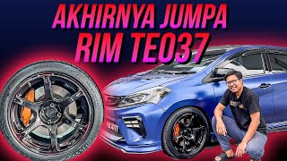 MYVI G3 MG3HUB Pasang RIM BARU  RAYS TE037 [upl. by Irep]