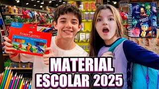 COMPRANDO NOSSO MATERIAL ESCOLAR 2025 [upl. by Abbott]