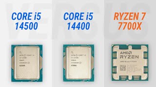 Core i514500 vs Core i514400 vs Ryzen 7 7700X w RTX 4090 Test in 6 games [upl. by Aubrie]