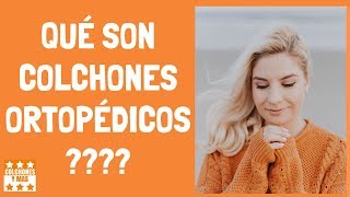 Qué son colchones ortopédicos 😮 [upl. by Vonni]