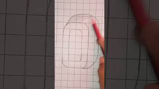 3D O drawingsubscribe like art shorts [upl. by Whipple637]