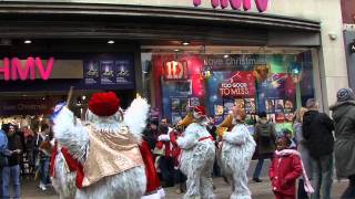 The Wombles launch their single Wombling Merry Christmas at HMV Oxford Street London [upl. by Nosduh580]