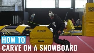 How To Carve On A Snowboard [upl. by Ainniz]