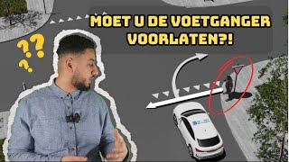 Voetgangers voor laten gaan Auto theorie 2024 [upl. by Steward384]