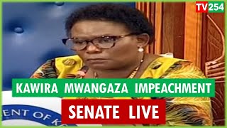 LIVE  Senate Impeachment Hearing of Governor Kawira Mwangaza of Meru [upl. by Clough857]