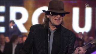 Udo Lindenberg erhält den zweiten ECHO 2009 [upl. by Lobiv]