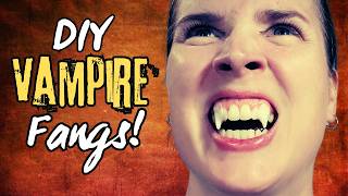 4 Ways to Make Fake Fangs  Perfect for Halloween or Cosplay [upl. by Nalim755]