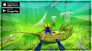 EXPLORER les fonds marins dans ce NOUVEAU jeu mobile  AQUATICA iOS Android Gameplay [upl. by Ielarol]