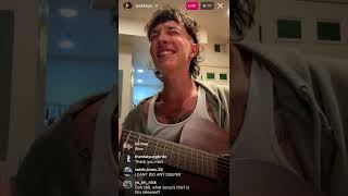 Jack Kays Feel Like Me Acoustic Unreleased IG Live 81223 [upl. by Collete]