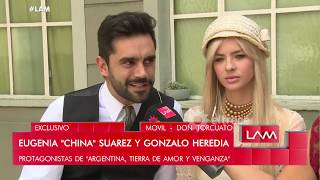 La quotchinaquot Suárez y Gonzalo Heredia hablaron de Argentina tierra de amor y venganza [upl. by Laflam]