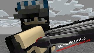 batman4014 test rig Minecraft animation fan made [upl. by Suirtimid]