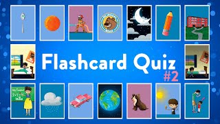 Mixed Cards 2  English Flashcard Quiz  English Picture Vocabulary  English Games  ESL [upl. by Nalniuq]