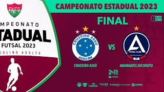 CRUZEIRO ASSU X AMARANTEJUCURUTU  FINAL ESTADUAL FNFS 2023 [upl. by Jannery974]