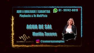 SAMURAYSAMPLES  AGUA DE SAL  MARILIA TAVARES  Brega Playback amp Vs Multipista [upl. by Clemmy64]