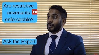 Are restrictive covenants enforceable Ask the Expert [upl. by Araem]