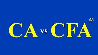 CA vs CFA [upl. by Nosrej]