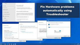 Fix Windows Hardware and Devices problems with Troubleshooter [upl. by Aryaz]