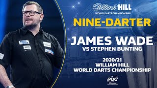 NINEDARTER James Wade strikes perfection at the World Darts Championship [upl. by Frodeen]