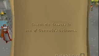 Search the drawers in one of Gertrudes bedrooms Clue help Runescape 07 [upl. by Tristas]