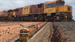 Aurizon rail ore action 06102024 [upl. by Serle434]