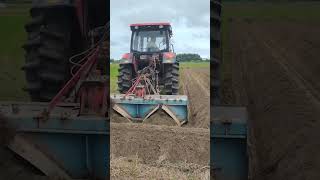 Plowing a field work workingvideo heavymachinery technology machinery field corps [upl. by Sucy]