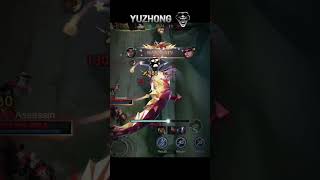 Yuzhong Knows How To Deal With 🔥🔥  mobilelegends yuzhongbestbuild zhongshorts [upl. by Alliuqa]