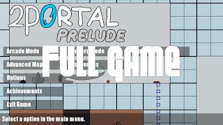 2DPortal Prelude Portal Prelude 2D FangameFull Walkthrough Guide  Radio Locations No Commentary [upl. by Anayia]