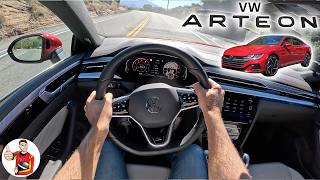 Don’t Overlook the 2024 VW Arteon Before It’s Gone POV Drive Review [upl. by Atiuqahs]