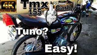 Tmx 155 carburetor installed on Tmx 125 alpha [upl. by Slorac555]