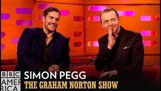 Simon Pegg and Tom Cruise Used Superman Against Henry Cavill  The Graham Norton Show [upl. by Namra]