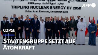 Aufruf zum Ausbau von Atomkraft bei Klimakonferenz in Dubai  AFP [upl. by Irme]