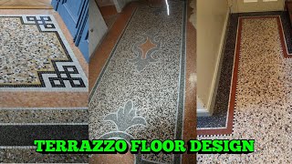 Terrazzo Floor Design Photo Latest Terrazzo Floor Design [upl. by Dustan922]