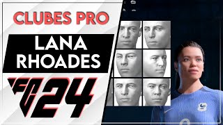 Como CREAR a LANA RHOADES en EA FC 24 ✅ [upl. by Olegna]