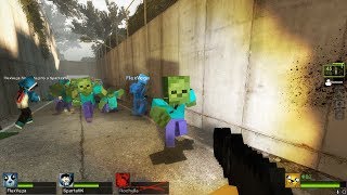 ¡EL APOCALIPSIS ZOMBIE YA ESTÁ AQUÍ 😱😰MINECRAFT EN LEFT 4 DEAD 2 ROLEPLAY EL APOCALIPSIS PARTE 1 [upl. by Lrigybab]